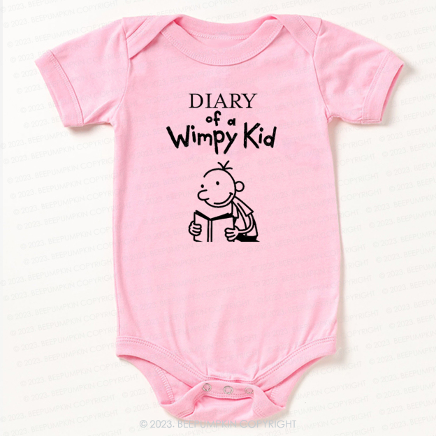 Diary Of A Wimpy World Book Day Bodysuit For Baby