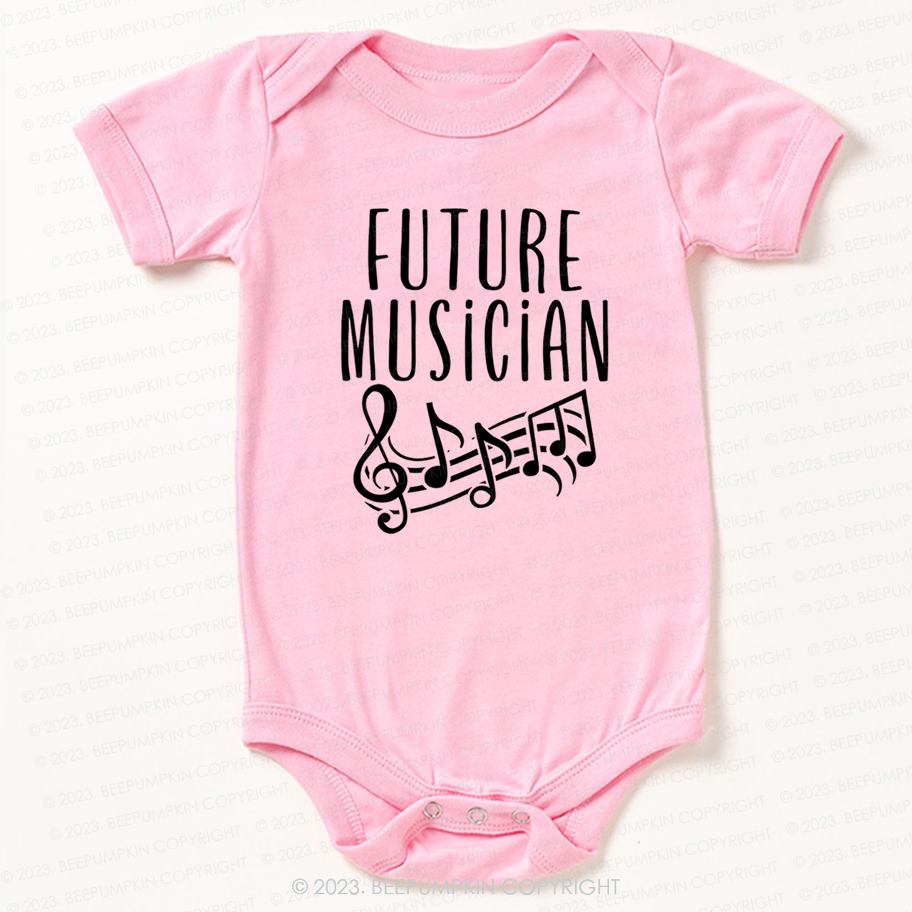 Future Musician Musical notes Bodysuit For Baby