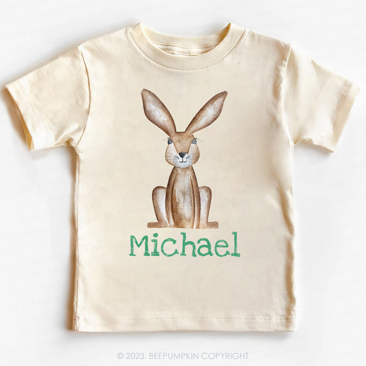 Personalized Easter Cute Bunny -Toddler Tees