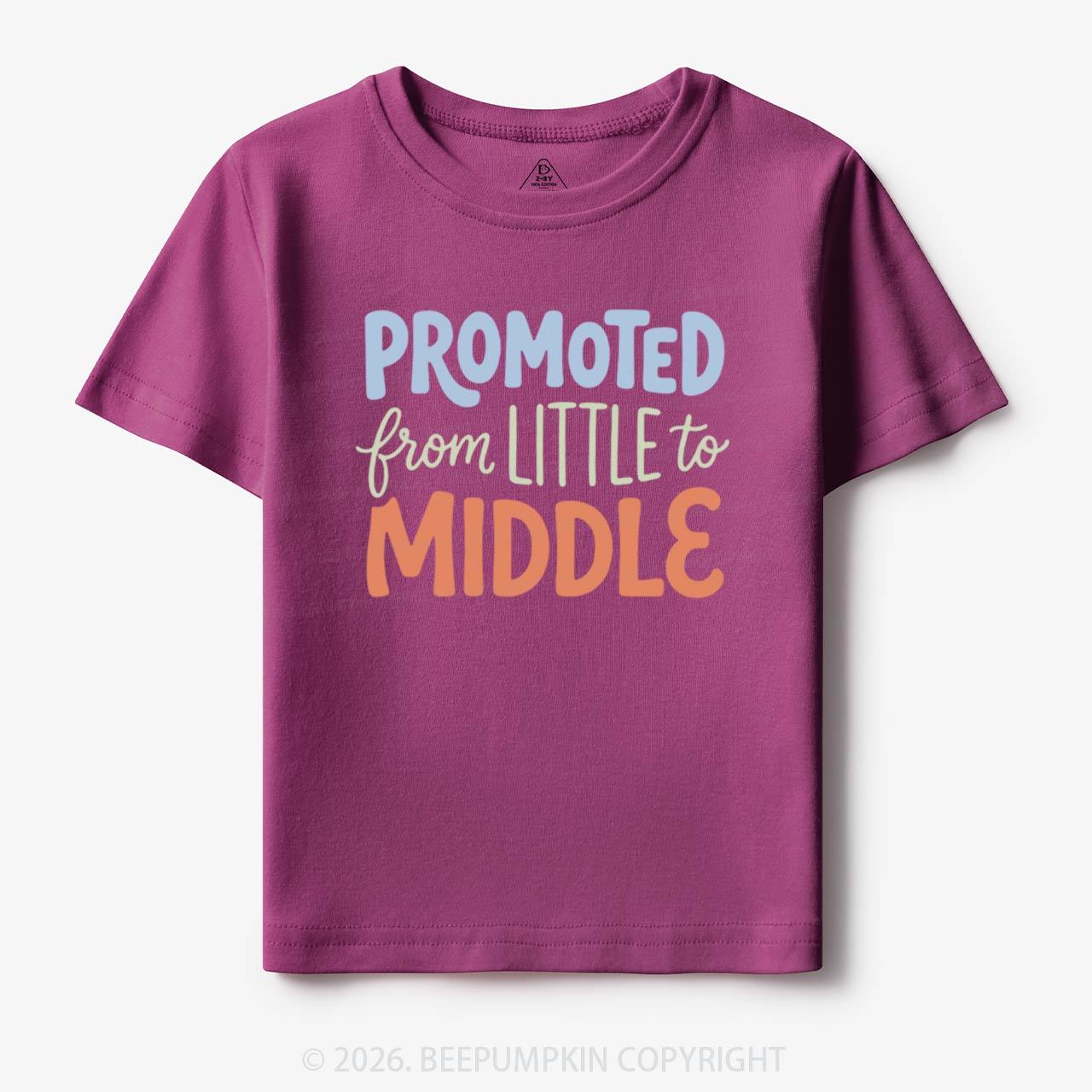 Promoted From Little To Middle Toddler&Kid's Tees