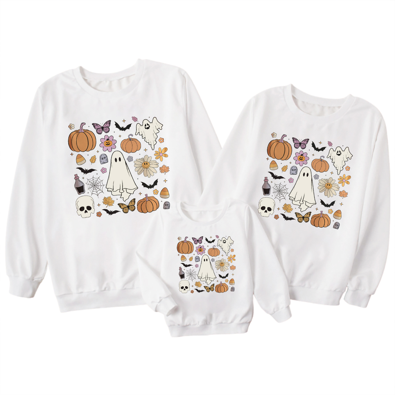 Comfort Halloween doodles Party Sweatshirts