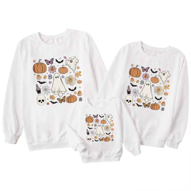 Comfort Halloween doodles Party Sweatshirts
