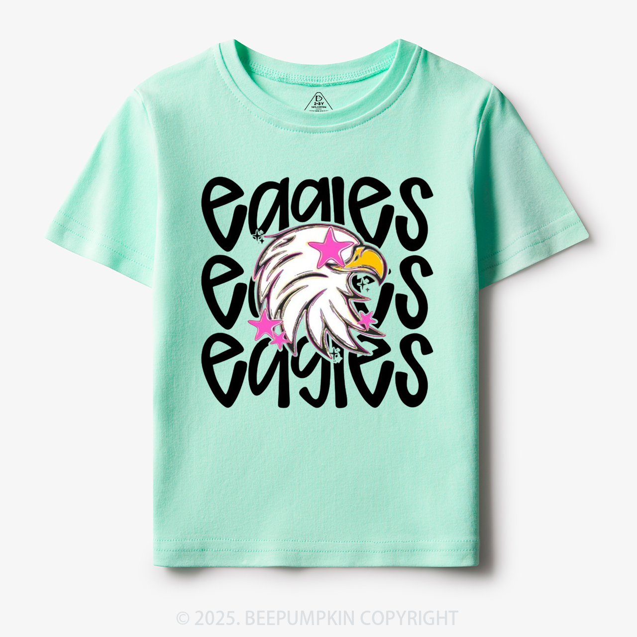 School Mascot Eagles Toddler&Kid's Tees Beepumpkin