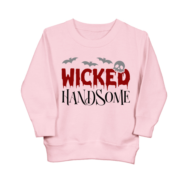 Halloween Wicked Handsome Kids Sweatshirt