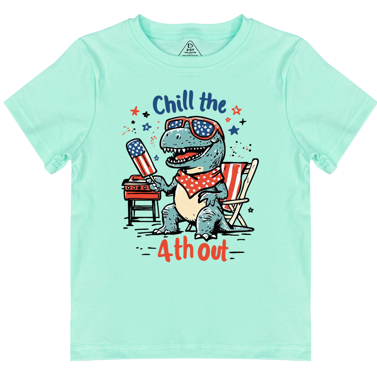 Chill The 4th Out Toddler&Kid's Tees Beepumpkin 