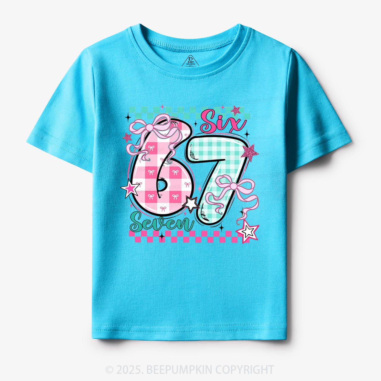 Checkered Valentine 67 Toddler&Kid's Tees Beepumpkin