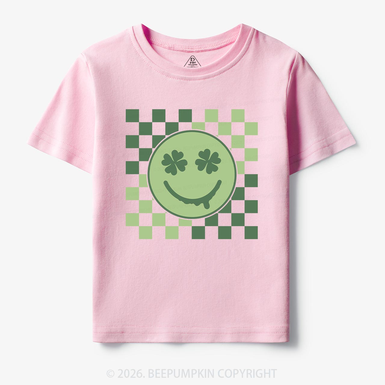 Retro Clover St.Patricks Day Toddler&Kid's Tees Beepumpkin