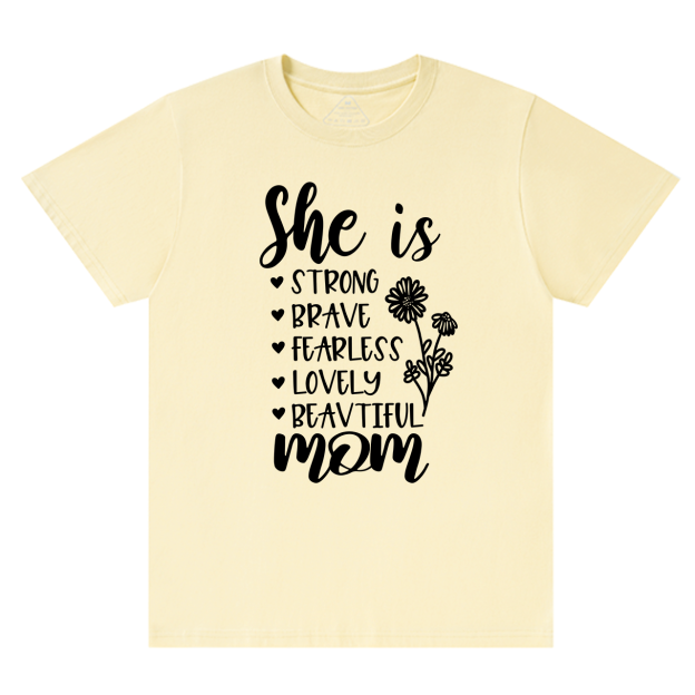 She Is Mom Gift Shirt