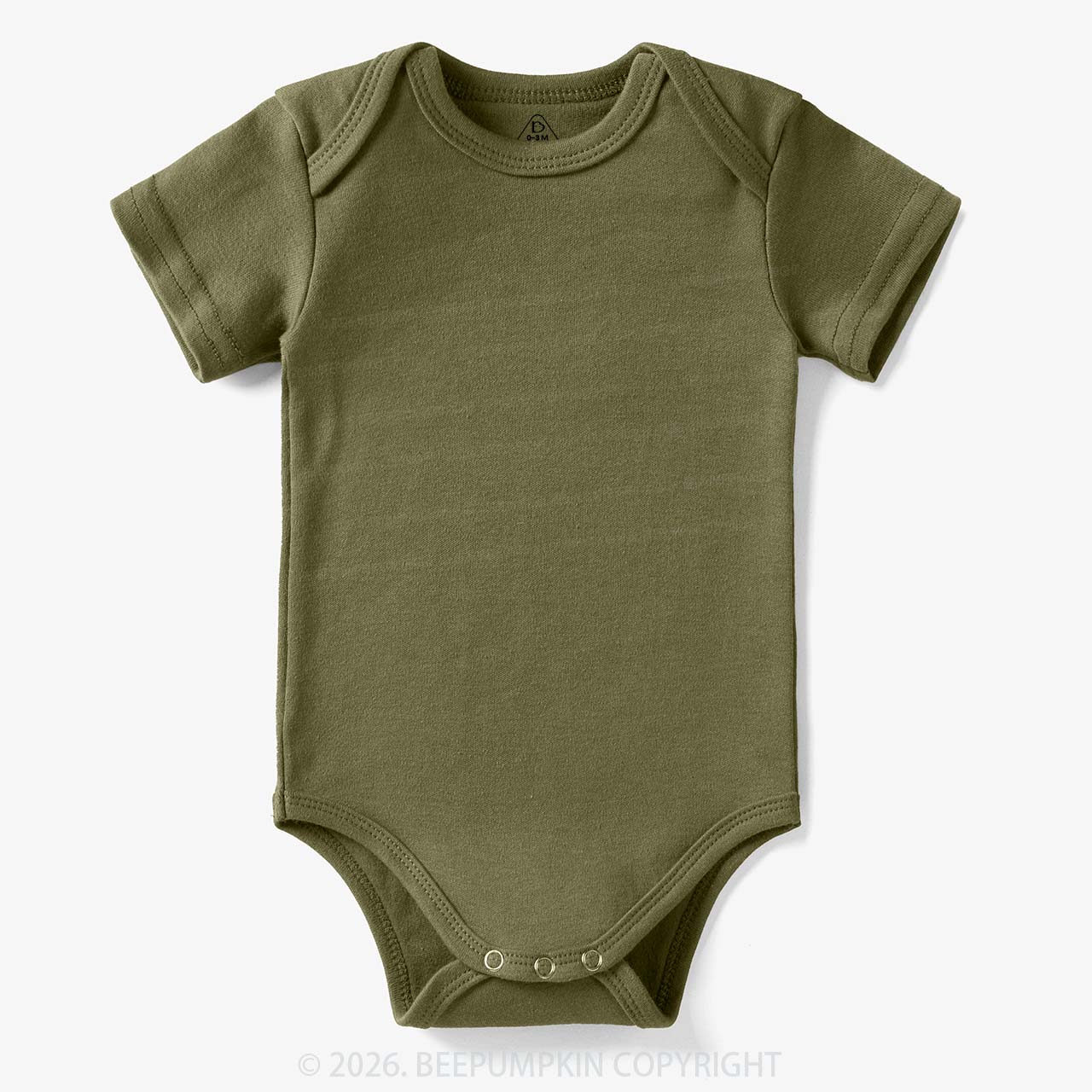 Solid Natural Baby Bodysuit