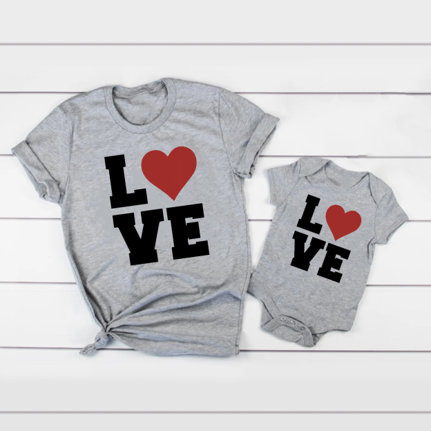 Love Valentine Family Matching Shirts