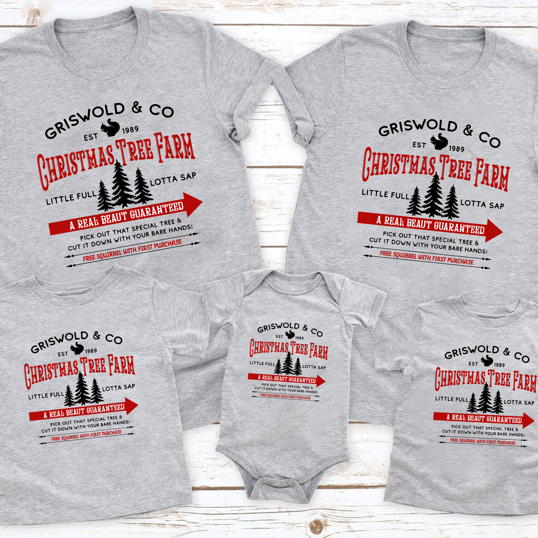 Christmas Tree Farm Family Matching Shirt