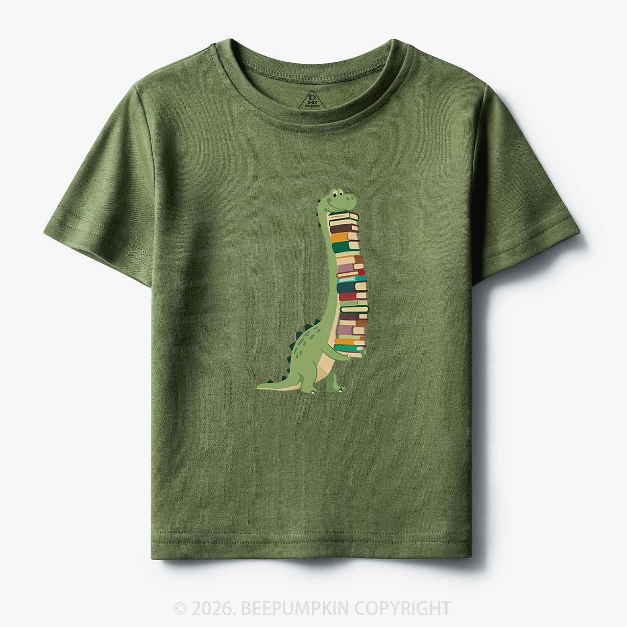 Cute Dinosaur Book Lover Toddler&Kid's Tees