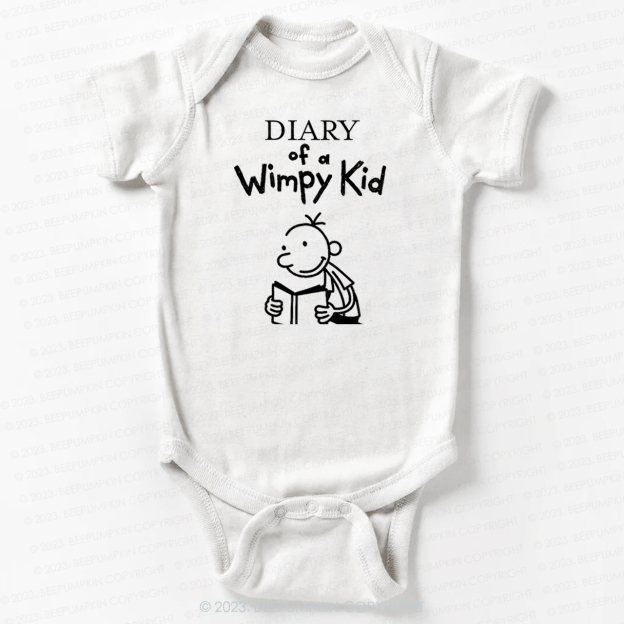 Diary Of A Wimpy World Book Day Bodysuit For Baby