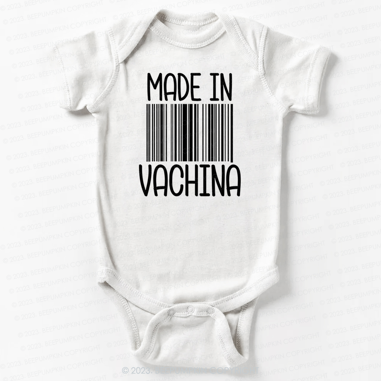 Funny Made In Vachina Bodysuit For Baby