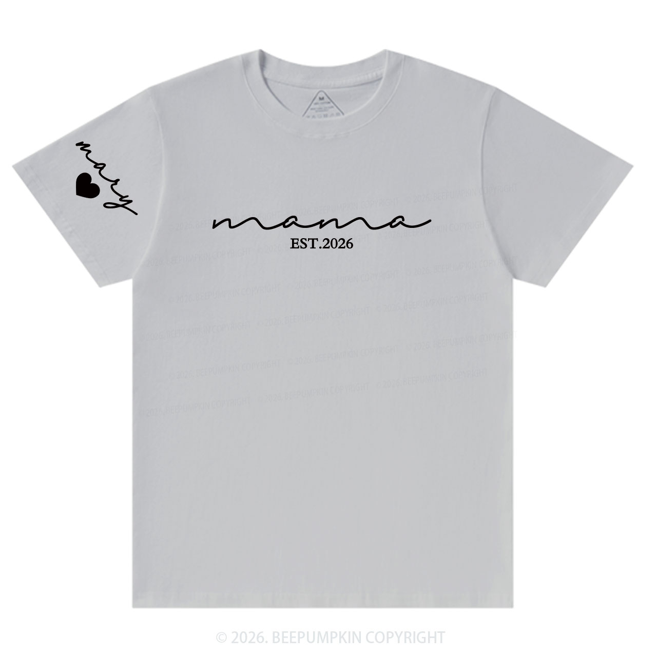 Personalized Mama Shirt With Kid Name