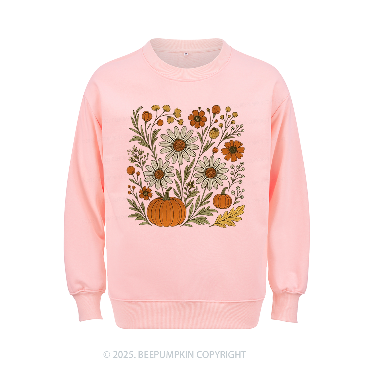 Boho Floral Fall Sweatshirt Beepumpkin