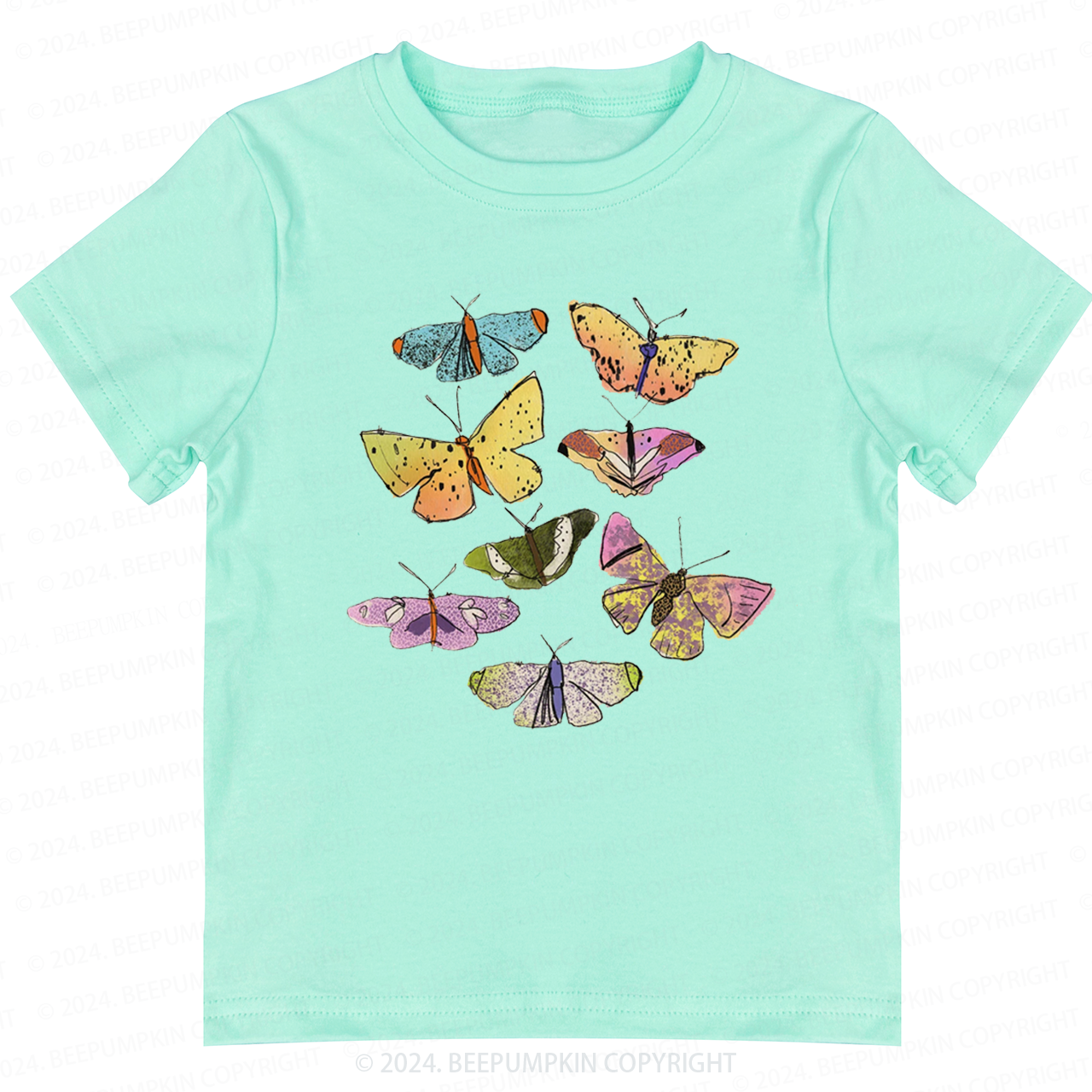 Colorful Butterflies Toddler&Kids Tees 