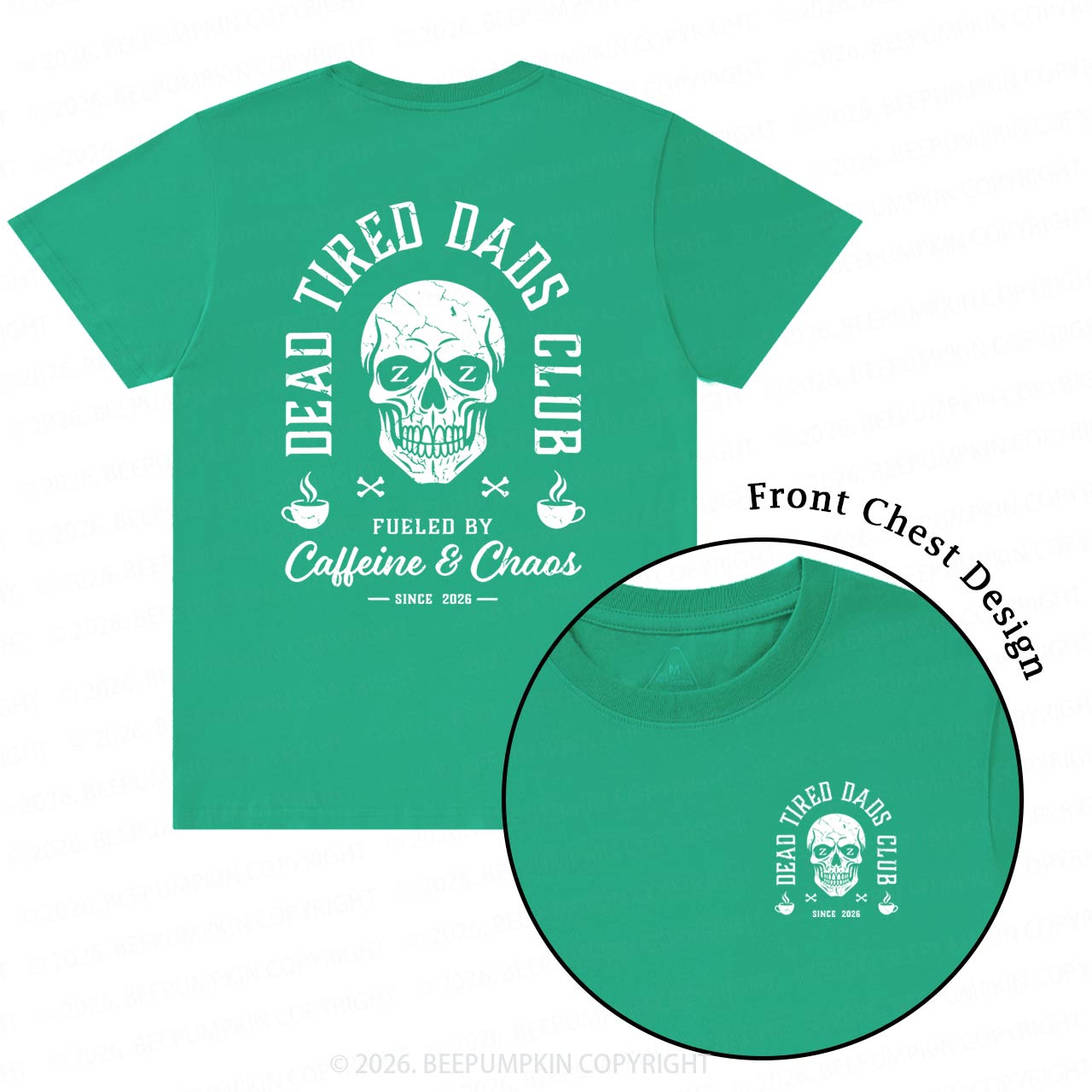 Personalized Dead Tired Dads Club T-Shirts