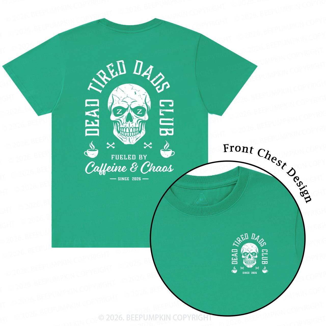 Personalized Dead Tired Dads Club T-Shirts