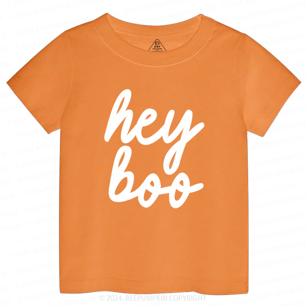 Hey Boo Halloween Toddler&Kids Tees 