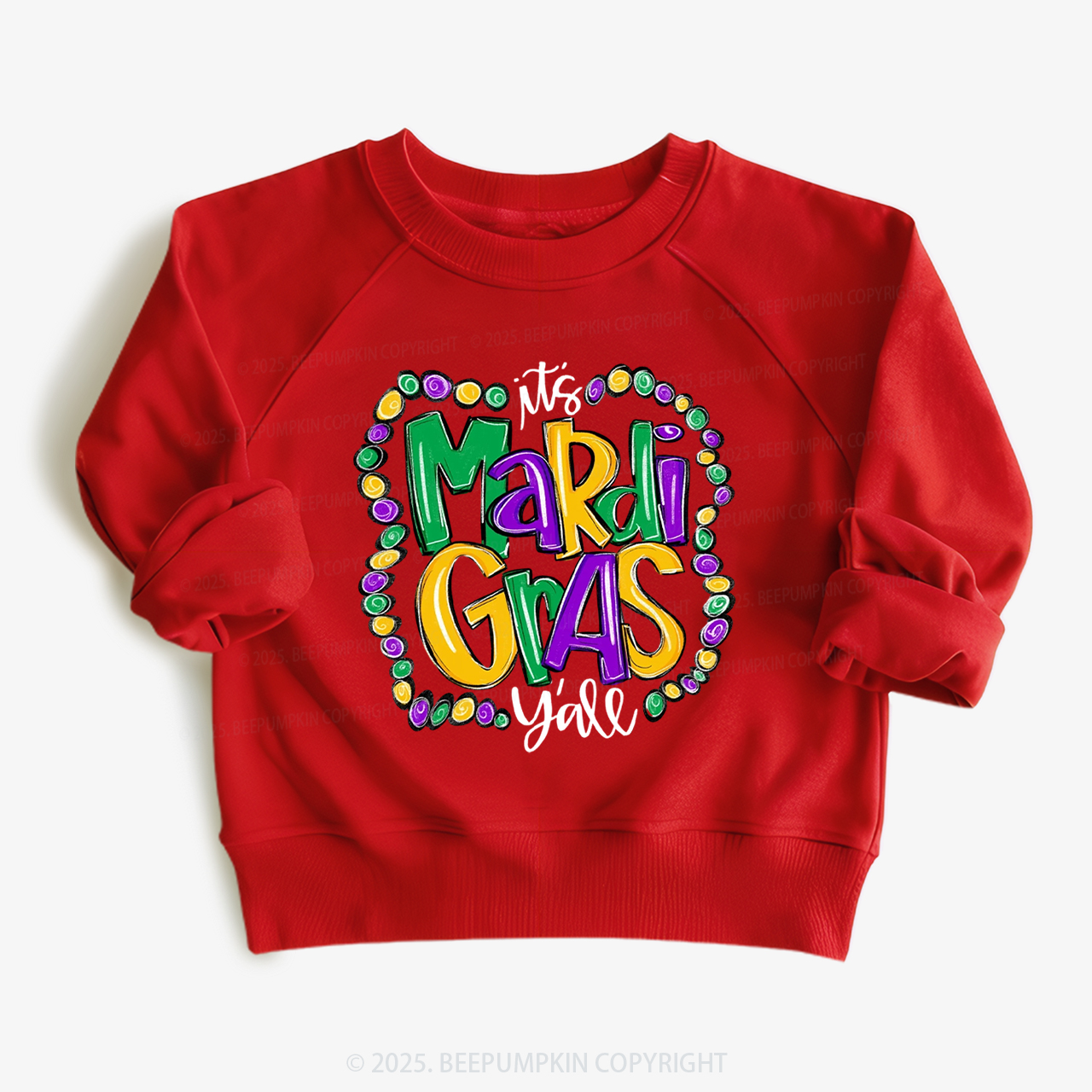 It's Mardi Gras Y'all Kid's Sweatshirt