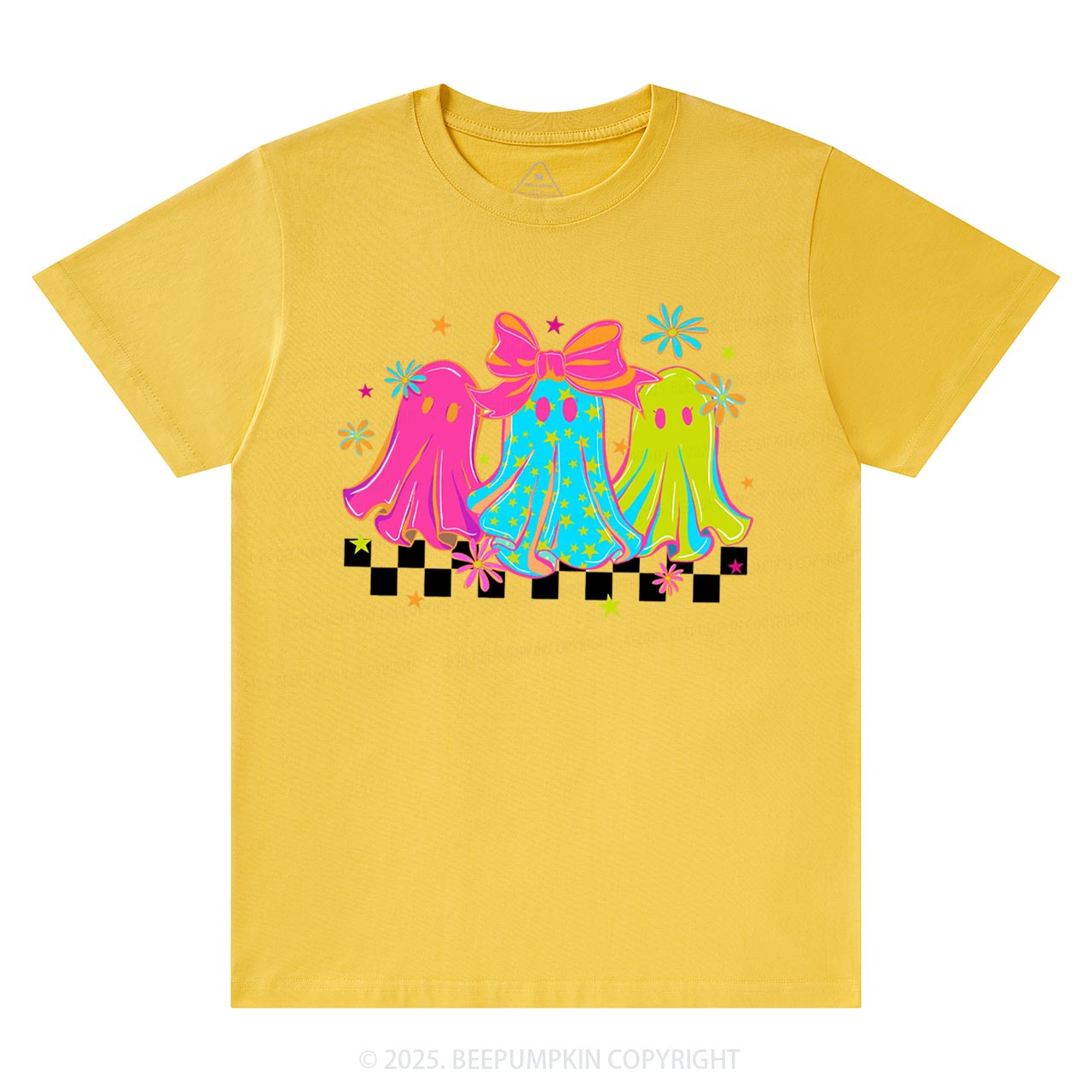 Halloween Ghost Neon T-Shirts Beepumpkin