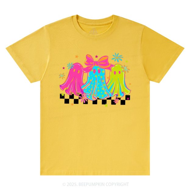 Halloween Ghost Neon T-Shirts Beepumpkin