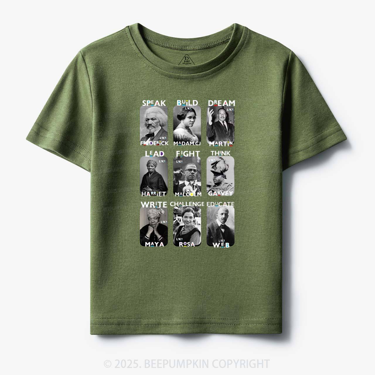 Inspired By Black History Toddler&Kid's Tees Beepumpkin
