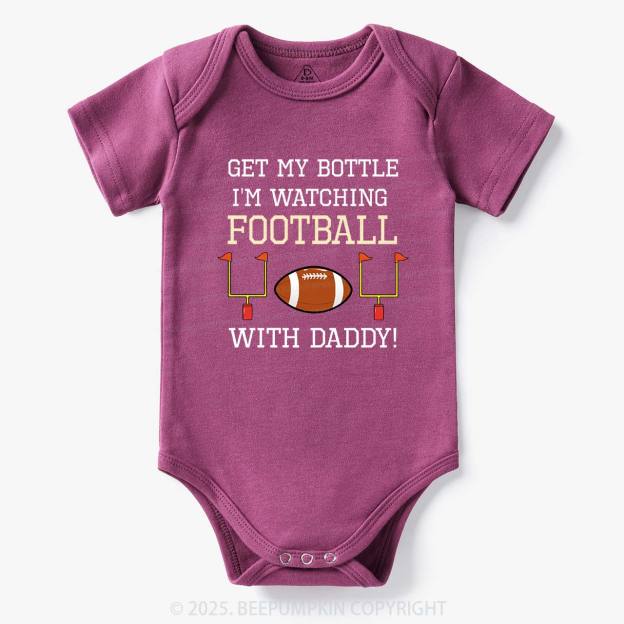  Football With Daddy Bodysuit Beepumpkin