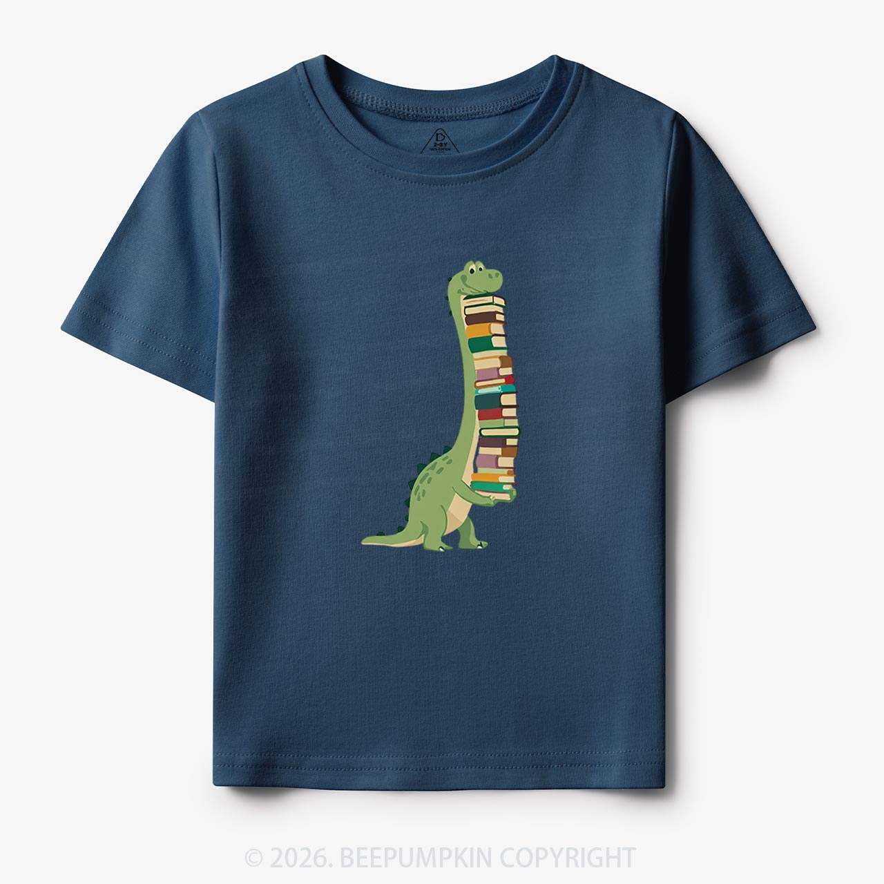 Cute Dinosaur Book Lover Toddler&Kid's Tees