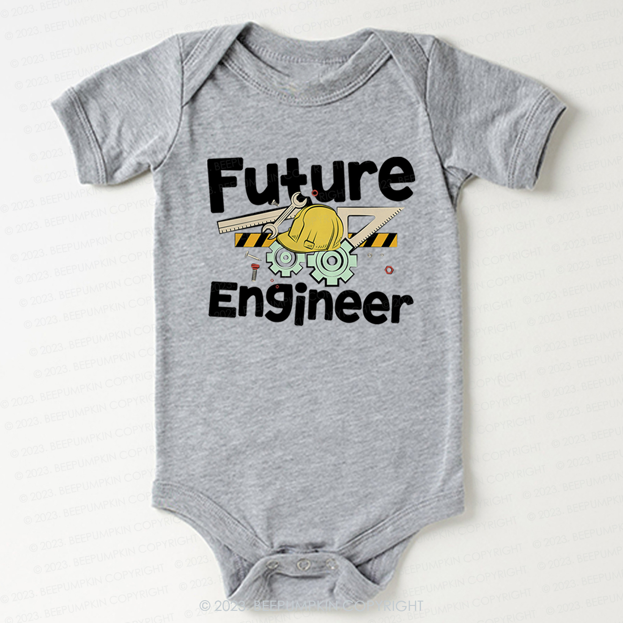 Mechanical Future Engineer Bodysuit For Baby