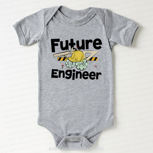 Mechanical Future Engineer Bodysuit For Baby