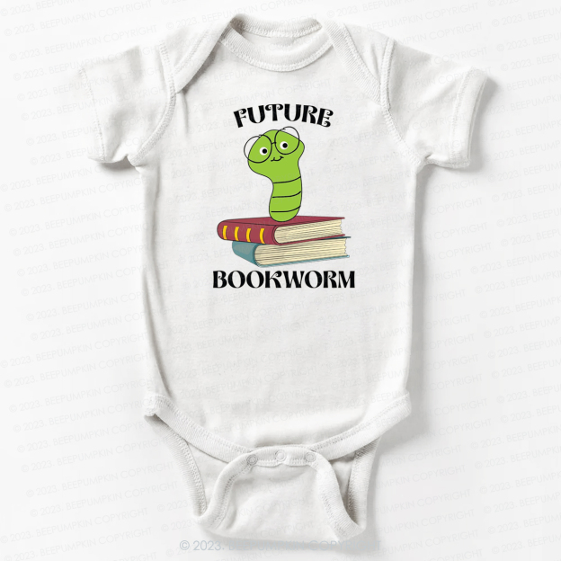 Future Bookworm Librarian Bodysuit For Baby