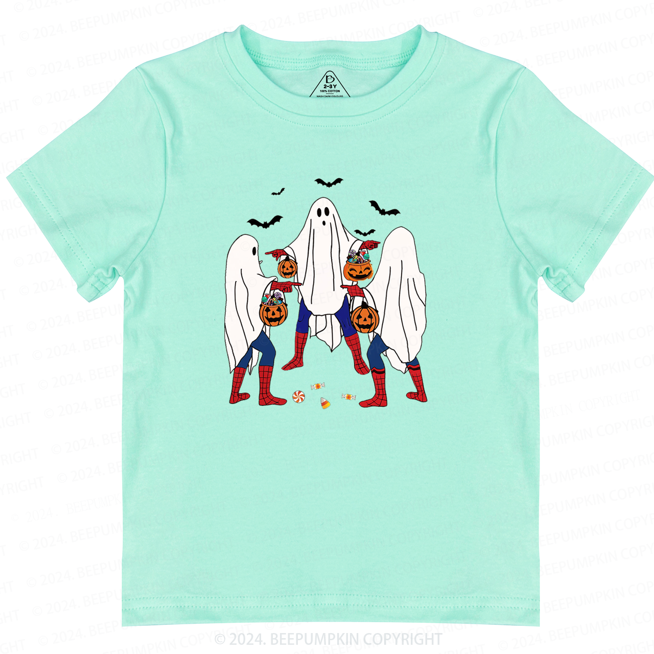 Halloween Cute Goost Toddler&Kids Tees 