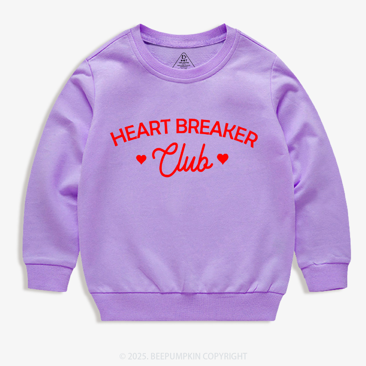 Heart Breaker Club Valentine's Day Kid's Sweatshirt