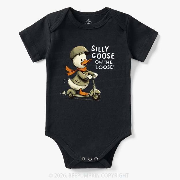 Silly Goose on the Loose Funny Bodysuit
