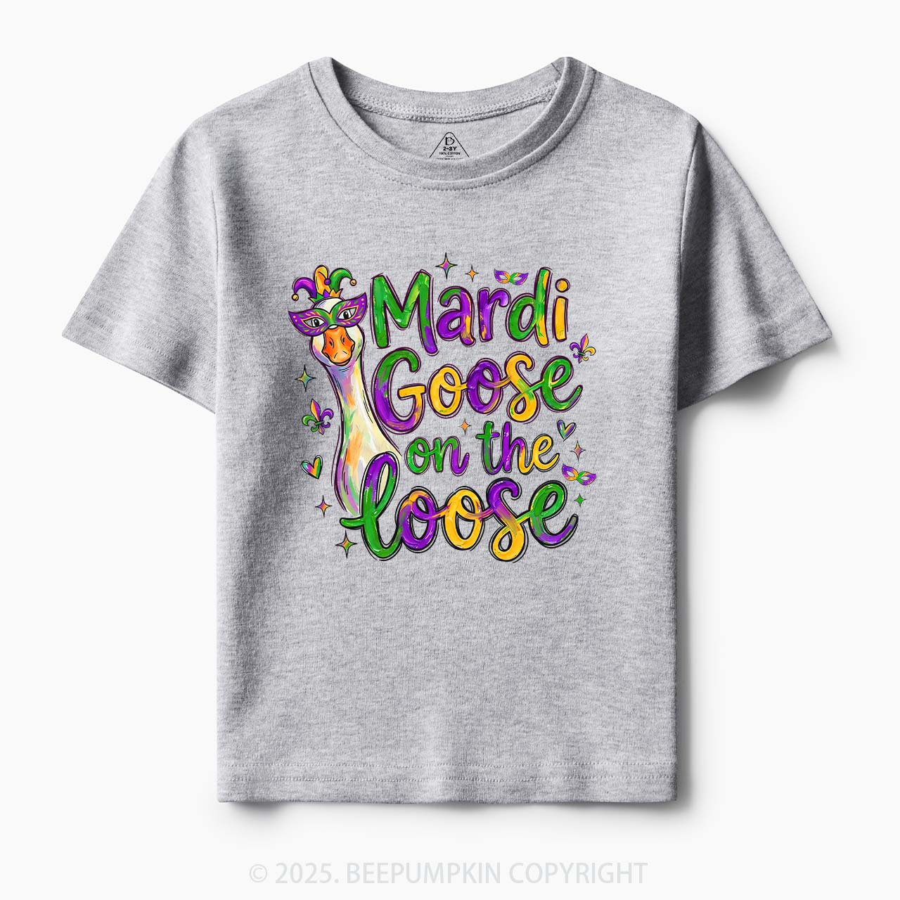 Mardi Gras Goose Toddler&Kid's Tees Beepumpkin