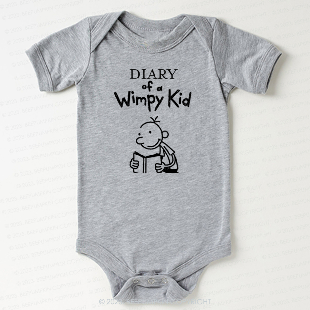 Diary Of A Wimpy World Book Day Bodysuit For Baby
