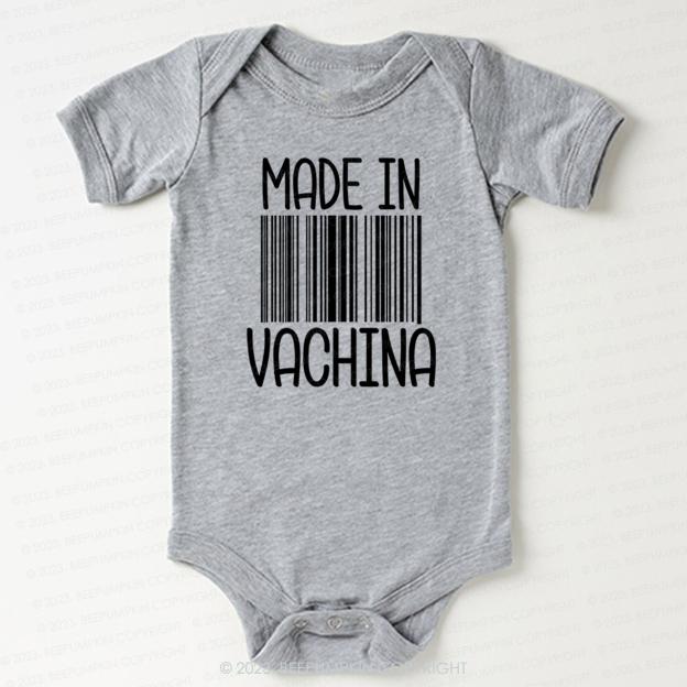 Funny Made In Vachina Bodysuit For Baby