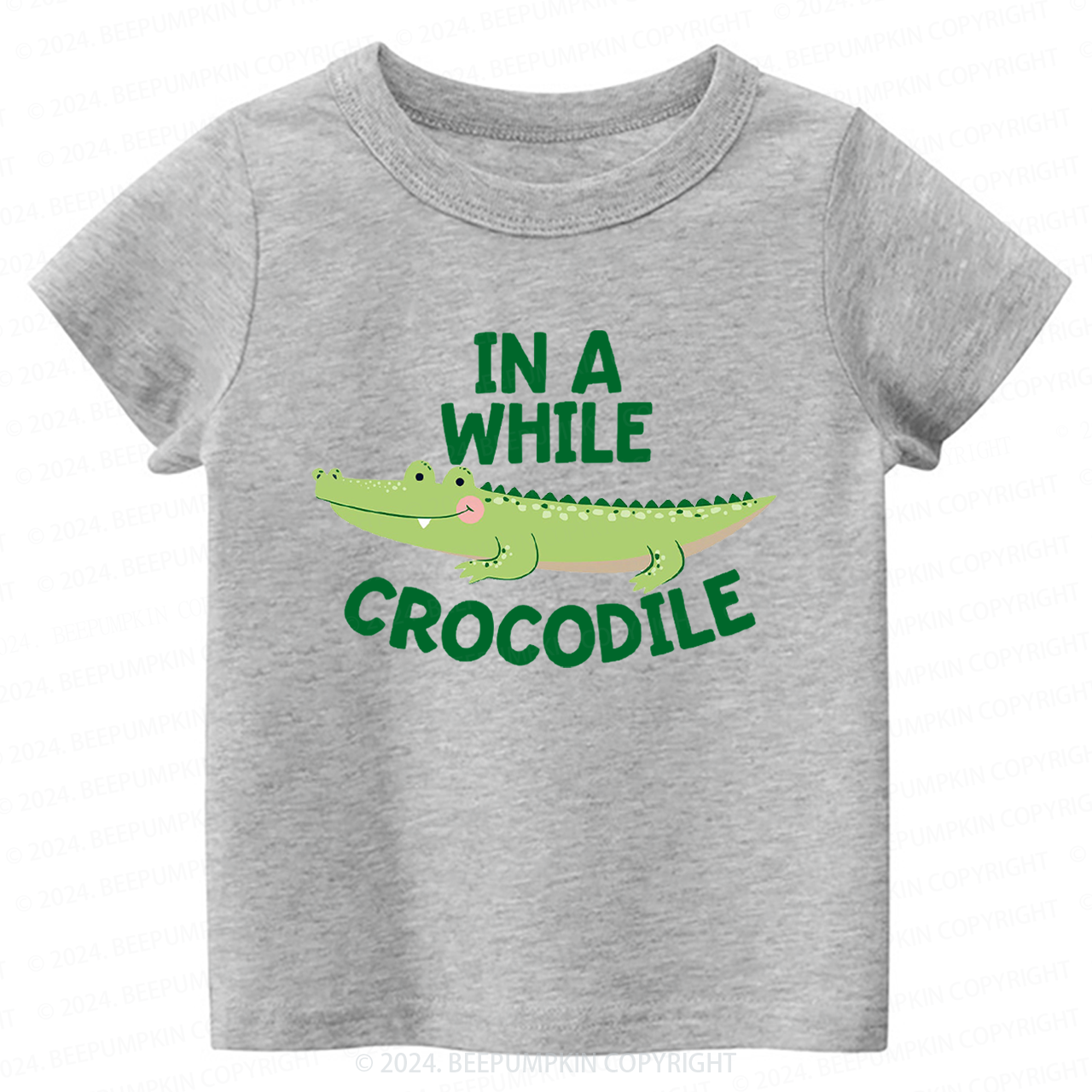 In A While Crocodile Toddler&Kids Tees 7