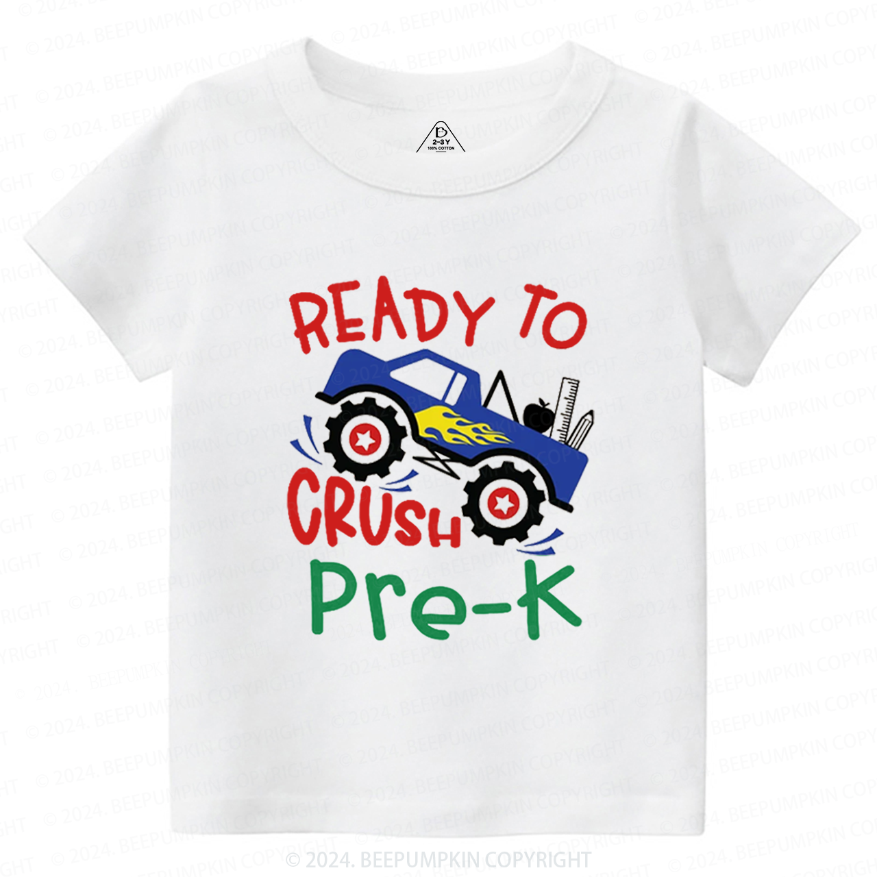 Ready To Crush Back To School Toddler&Kids Tees 