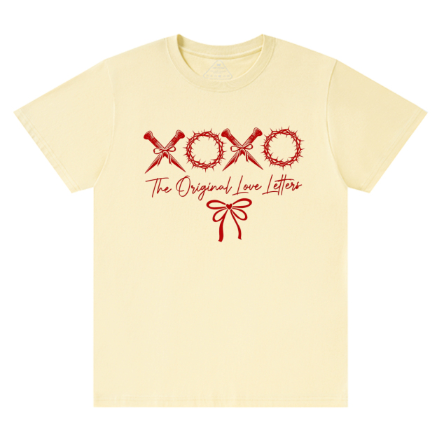 XOXO The Original Love Letters Valentine's Day T-Shirts Beepumpkin