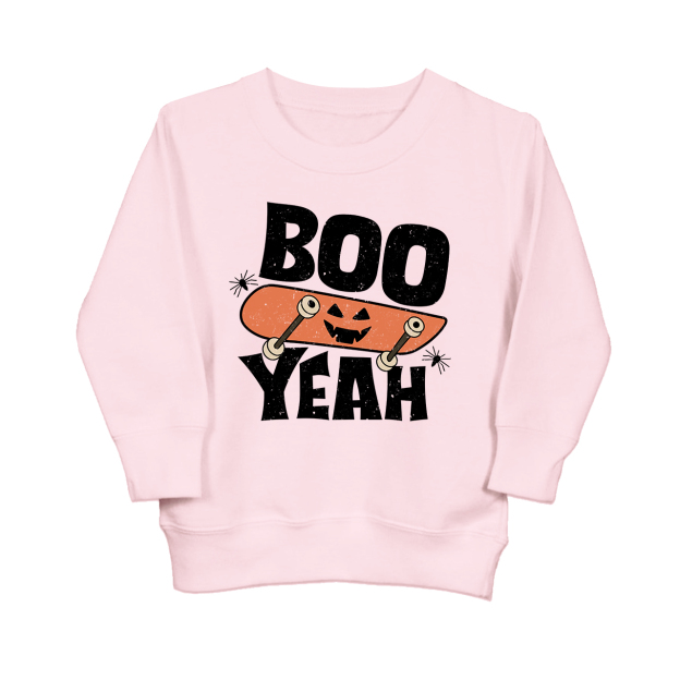 Boo Yeah Pumpkin Halloween Kids Sweatshirt
