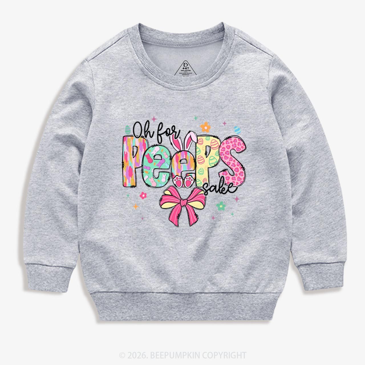 Oh For Peeps Sake Easter Kid's Sweatshirt