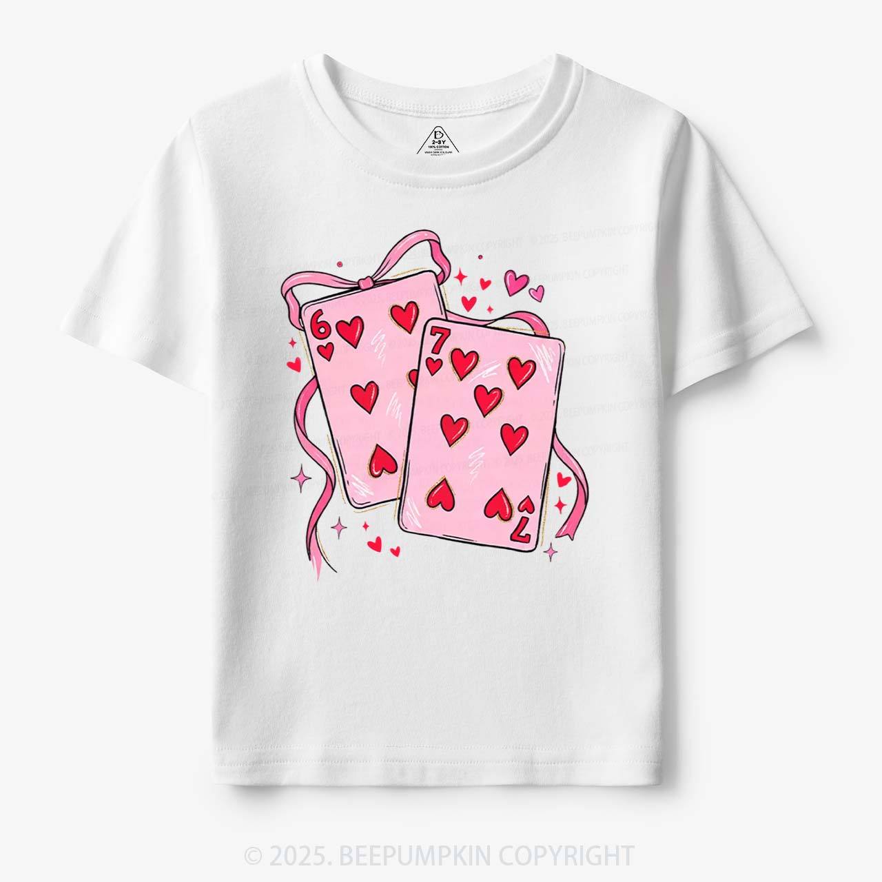 Playing Cards Valentine's Day 67 Toddler&Kid's Tees Beepumpkin