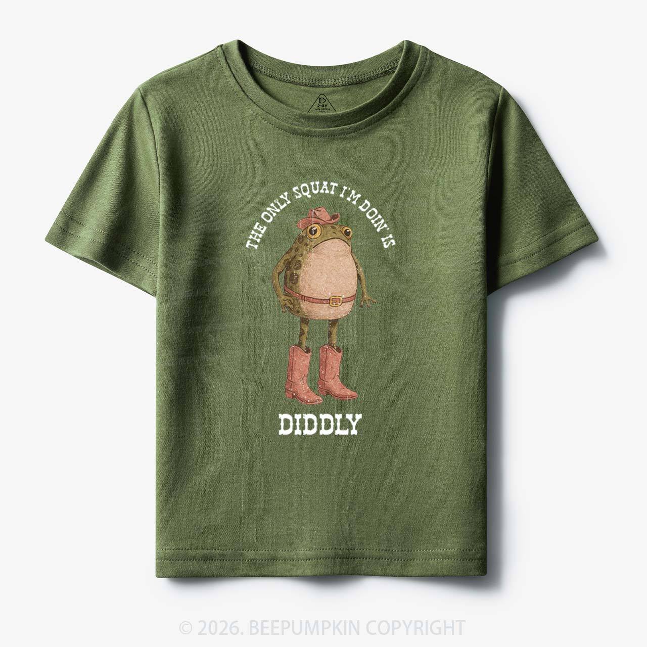 The Only Squat I'm Doin' Is Diddly Toddler&Kid's Tees
