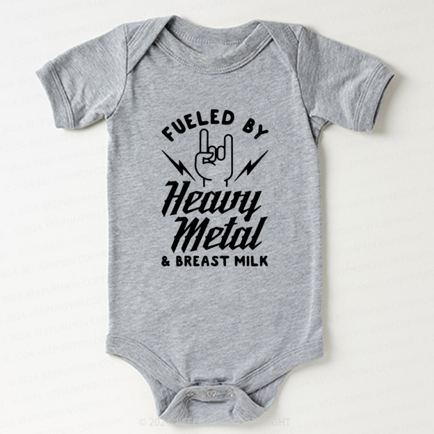 Fueled By Heavy Metal & Breast Milk Bodysuit For Baby 8