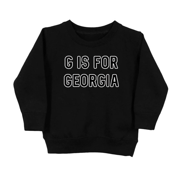 G is for Georgia Toddler Kids Sweatshirt