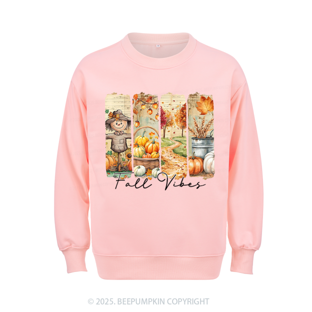 Fall Vibes Pumpkin Sweatshirt Beepumpkin