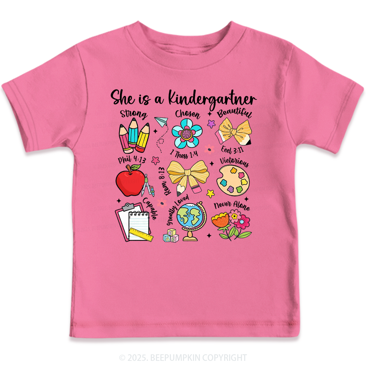Personalized Bright & Brilliant Grader Toddler&Kid's Tees Beepumpkin